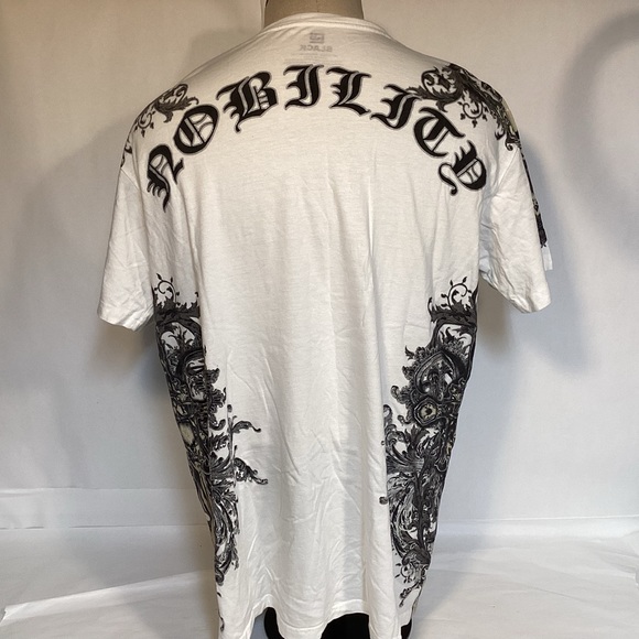 CJ Black Gothic Skulls and Sword graphic men’s T-shirt size 2XL - Picture 5 of 8